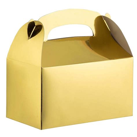 Pineraap 24 Pack Gold Party Favor Boxes, Small Treat Boxes 